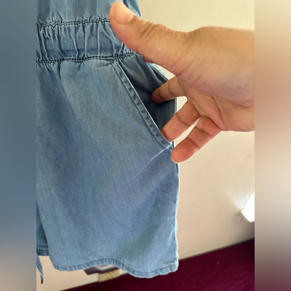 Vero Moda Denim Tie Waist Sun print Romper Size M - Picture 4 of 14